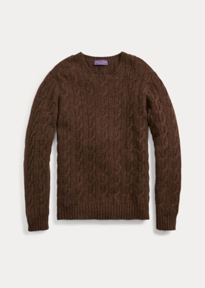 Men's Ralph Lauren Cable-Knit Cashmere Sweater | 780169ZFD